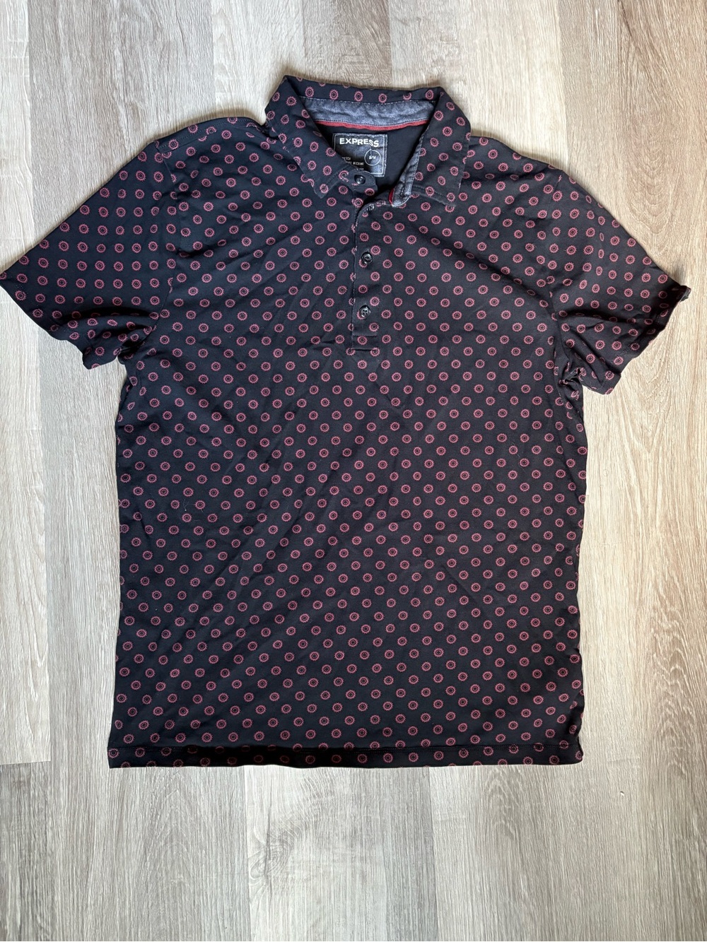 Express Black Polo Athletic Fit